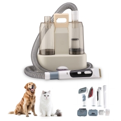 Homeleader Dog Hair Vacuum & Dog Grooming Kit, Pet Grooming Vacuum for Shedding Pet Hair, 2.5L Dust Cup, 7 Pet Grooming Tools, Nail Grinder