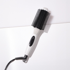 onic Hair Dryer Brush - One-Step Hot Air Styler and Volumizer With Enhanced Titanium Barrel Salon Adjustable Handle Comfort