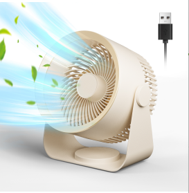 Desktop fan. 6 inch, Usb cable to power the fan. Silent desk fan for home use. Bedside table fan, 90° adjustable. Three speeds.Suitable for living roo